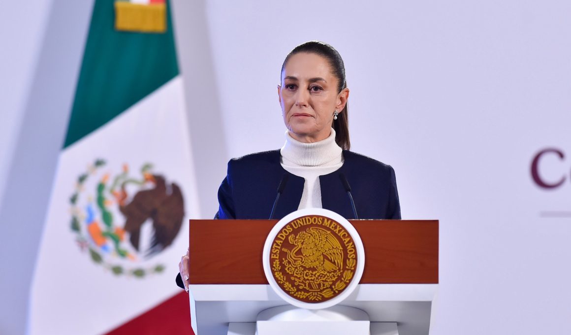 La presidenta Claudia Sheinbaum presenta el Plan Nacional de Seguridad.