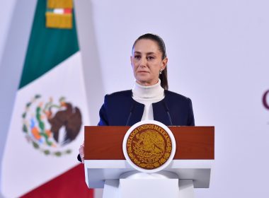 La presidenta Claudia Sheinbaum presenta el Plan Nacional de Seguridad.