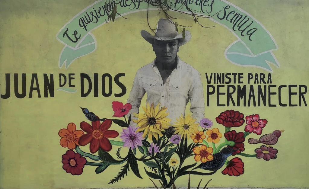 Mural del Colectivo Voz de los Desaparecidos en Puebla